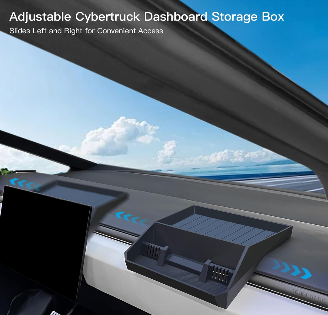 Cybertruck Dashboard Storage