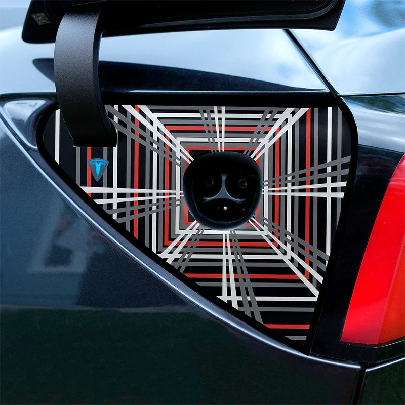 Charge Port Wrap for Model 3 & Y 17-20